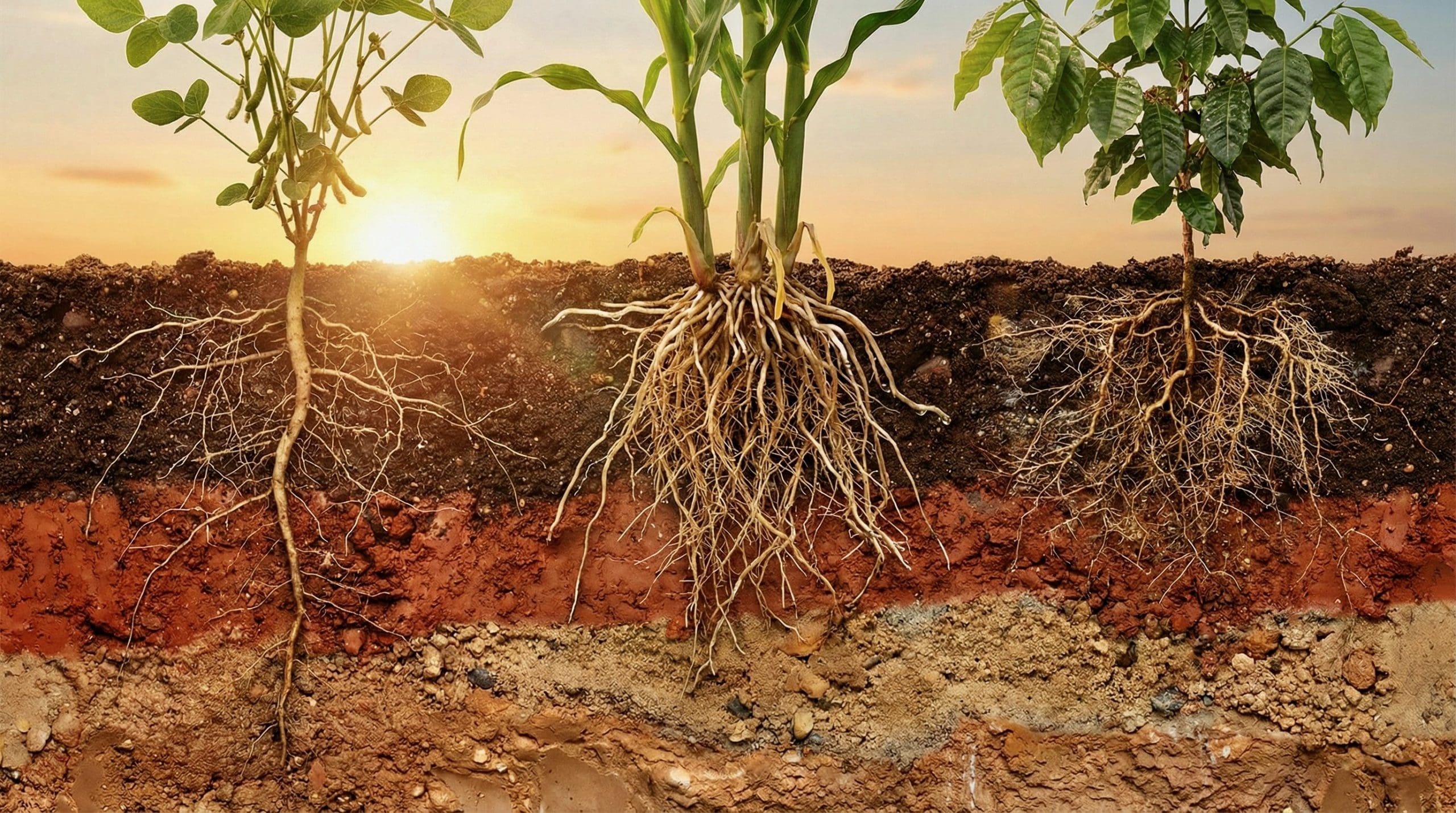 Diferente sistema radicular