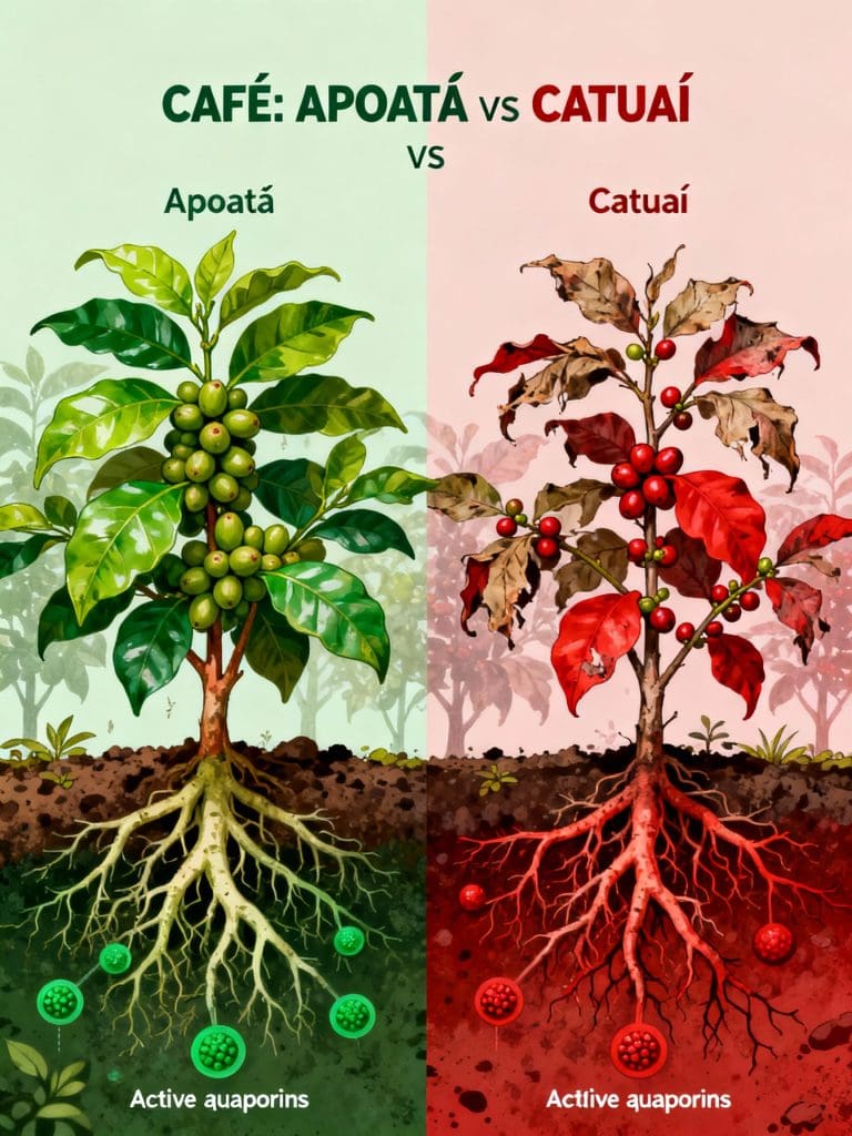aquaporinas no café