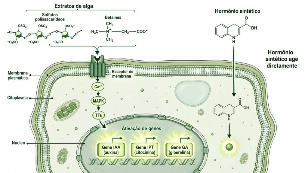 Hormônios vegetais e suas formas de ação na célula