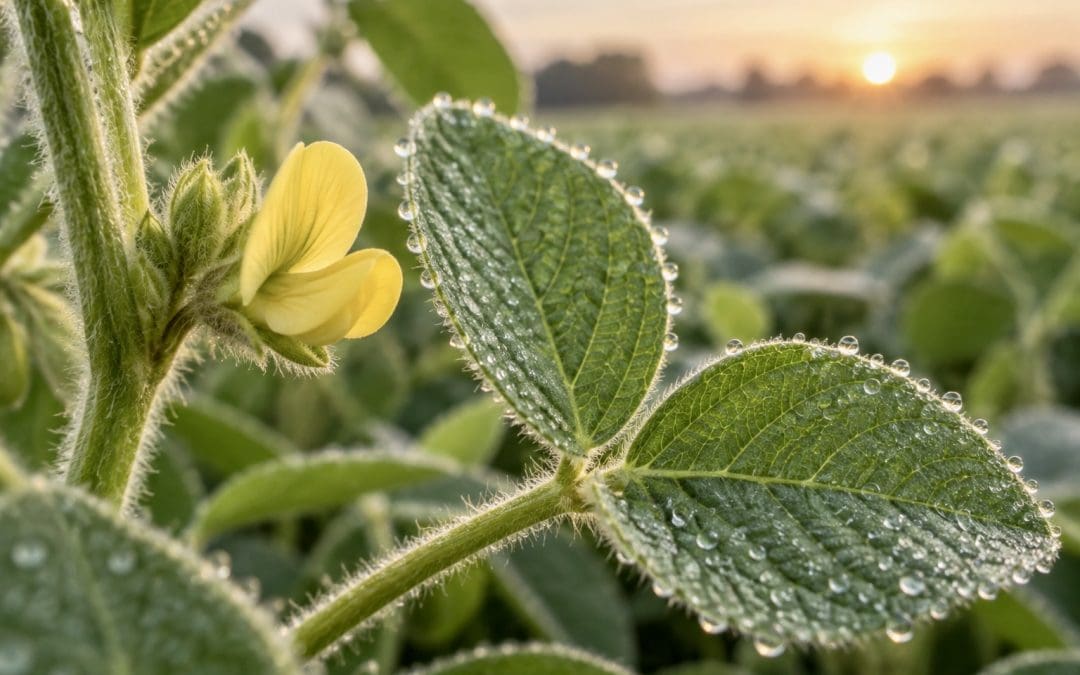 Transpiração diferencial em soja: como flores e vagens escapam do calor foliar